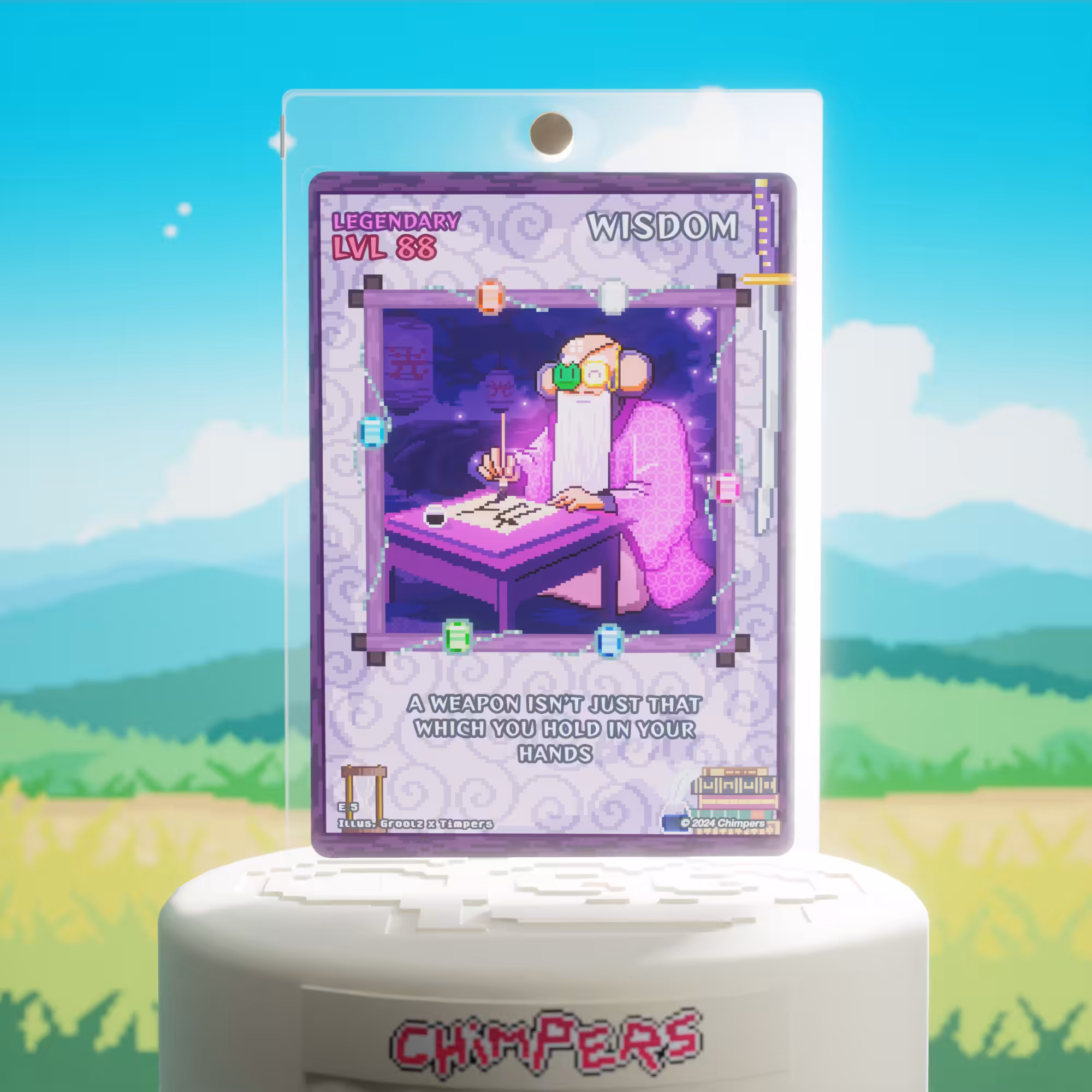 Chimpers Collectibles - Amulet: Wisdom