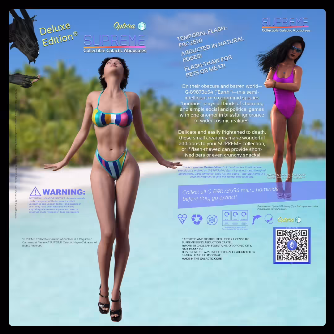 Galactic Abductees • Series 01 • #022 - Luli Zhuang Deluxe Edition®
