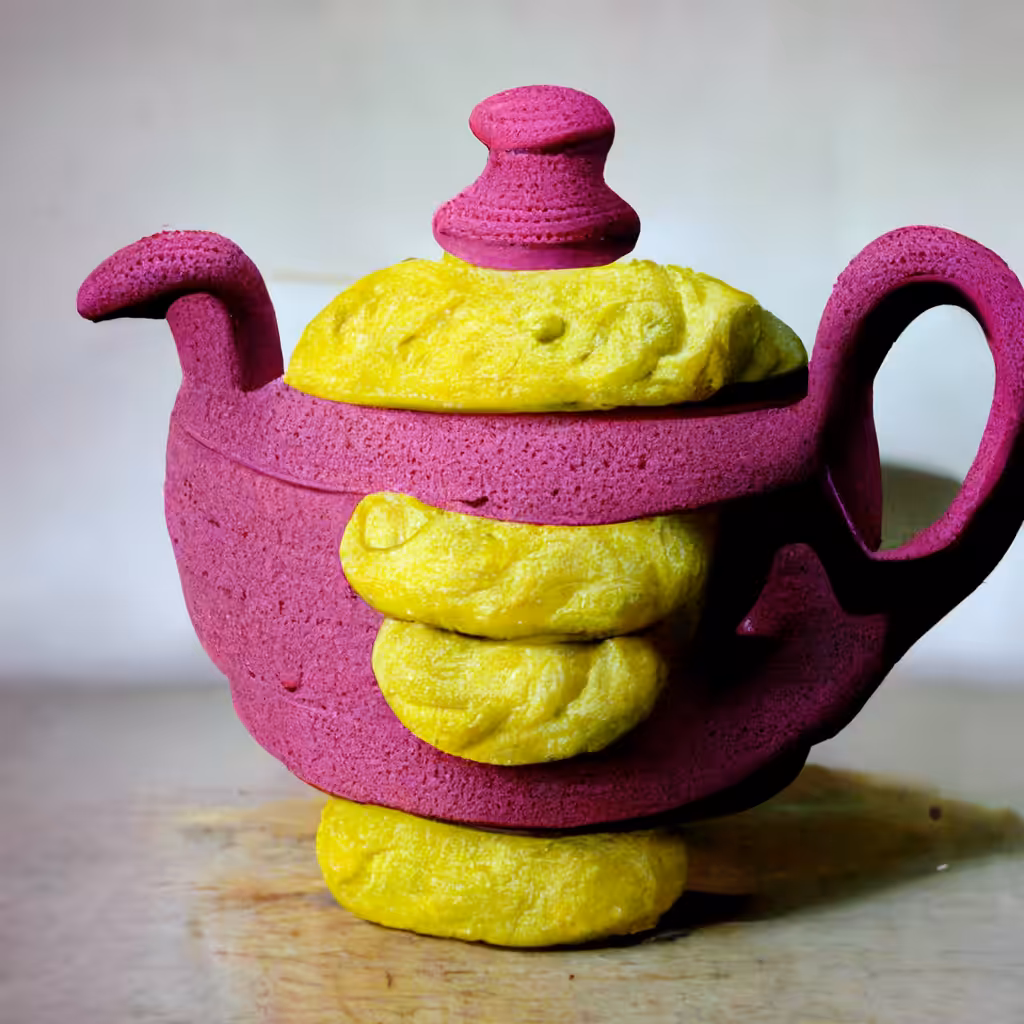 construction foam teapot