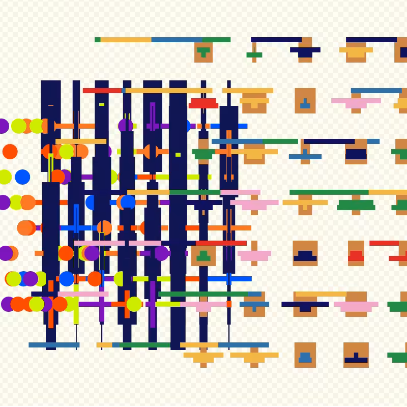 Genuary 32nd - Wimondrian #4