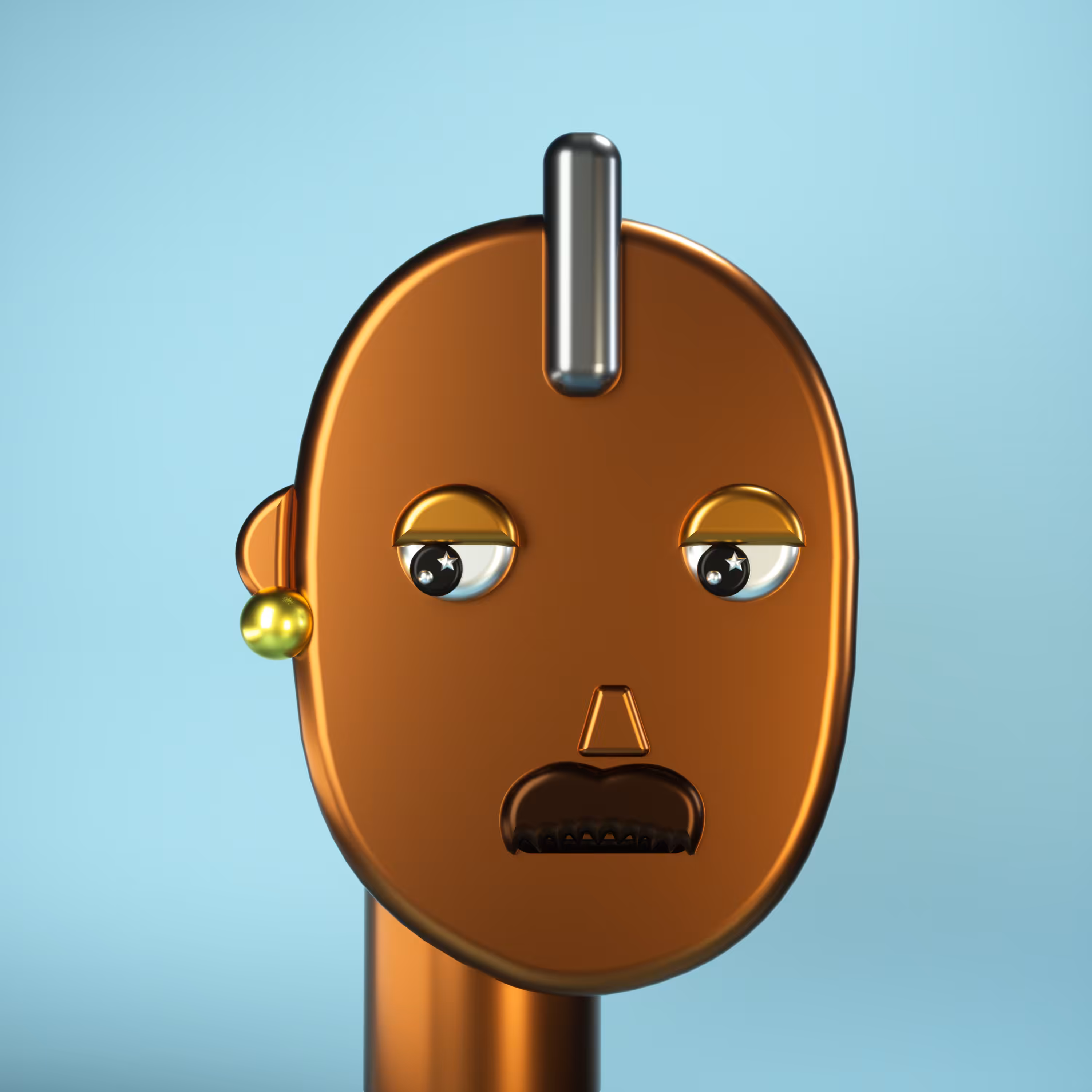 3D Chrome Punk #1029