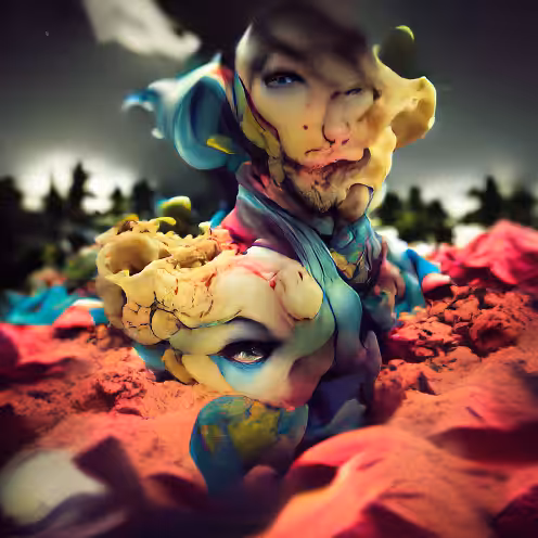 Dusk on another planet