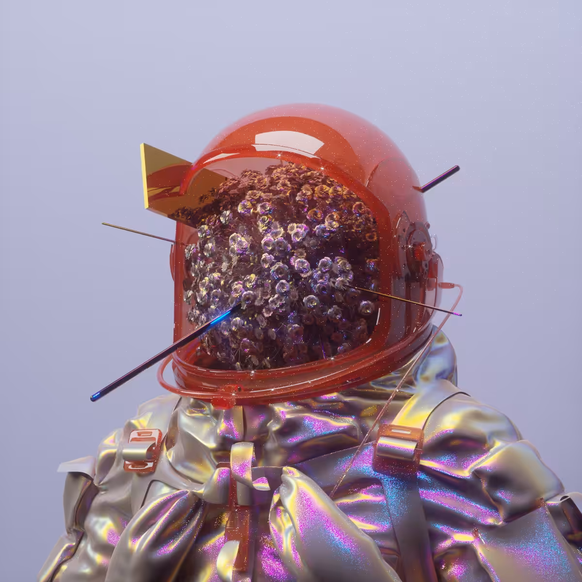 Portrait photograph from space man No.8
