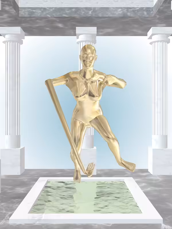 HeavenComputer: The Treading Water Fool's Gold Woman #6081