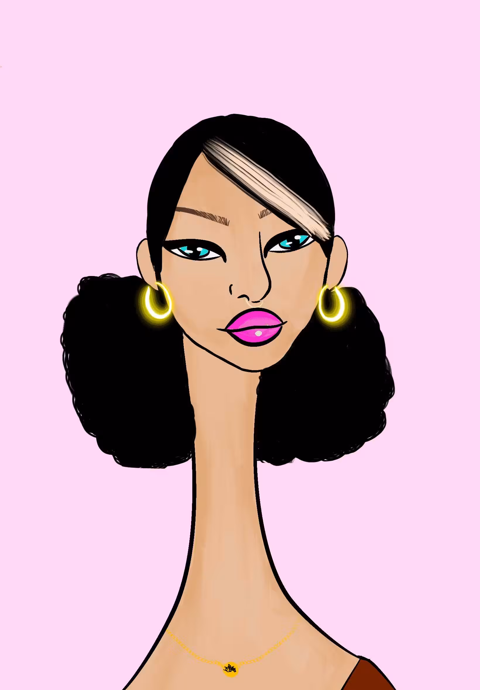 Long Neckie Ladies: Long Neckie Lady #1819