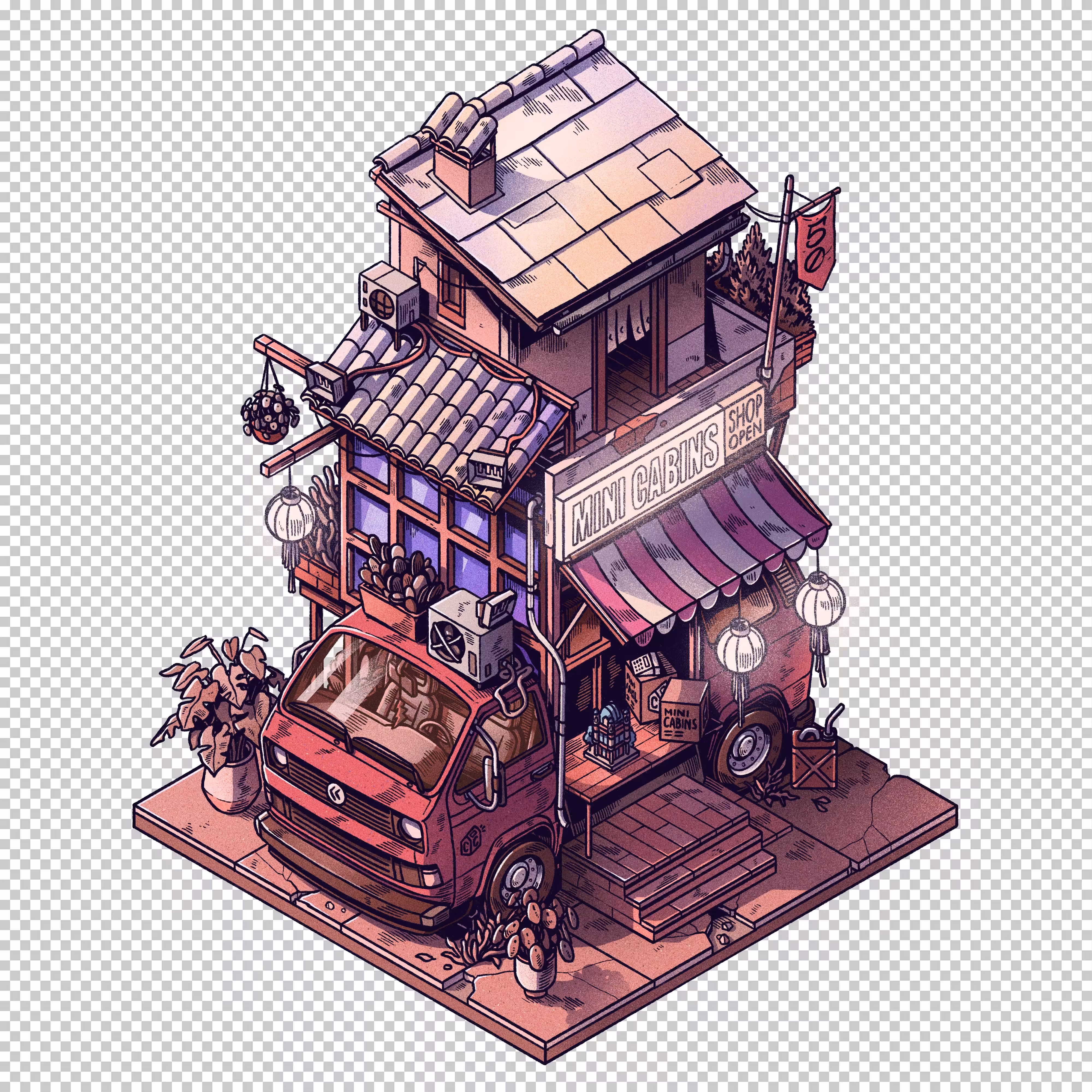 Curious Cabins #50: Caravan #780