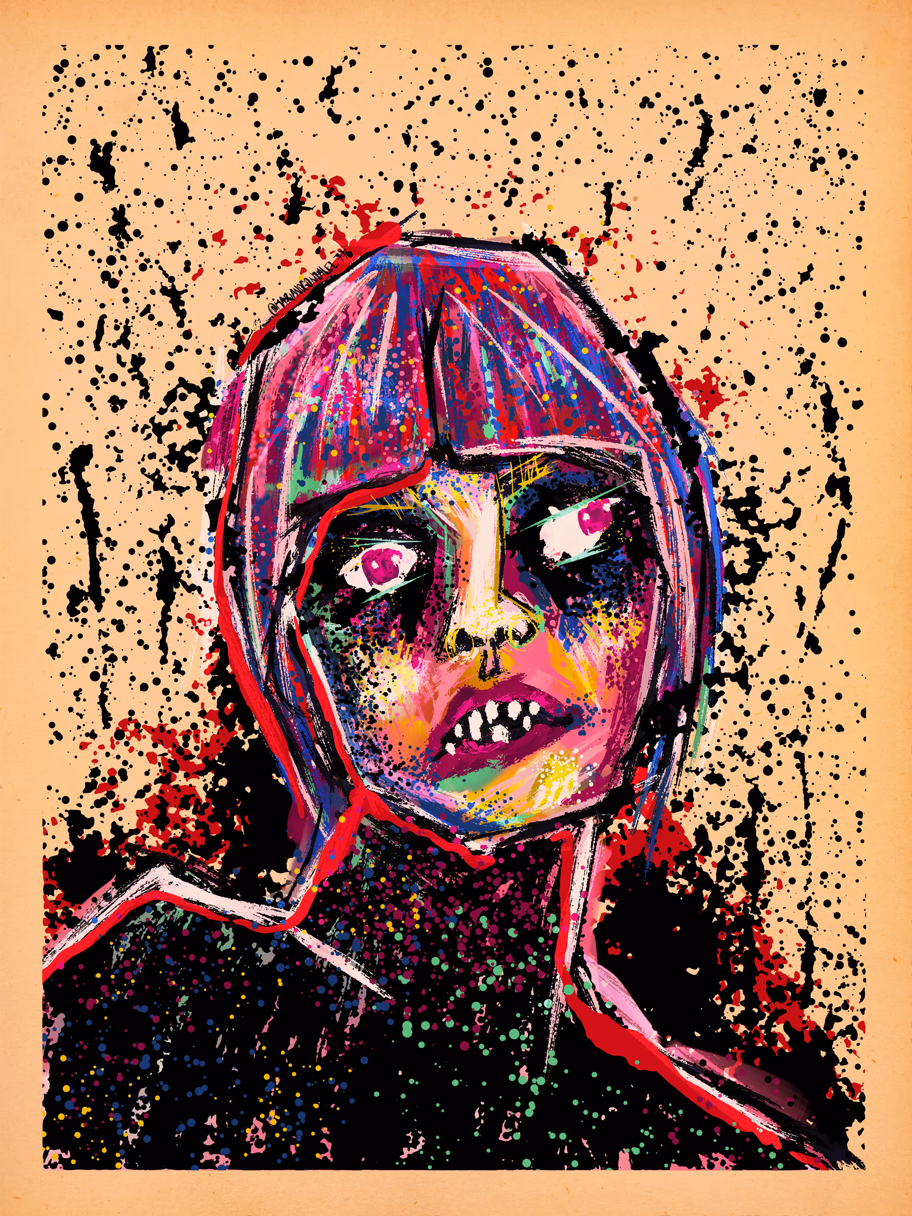 neo-expressionist Airs: HeartBreakers Collection: HB#14