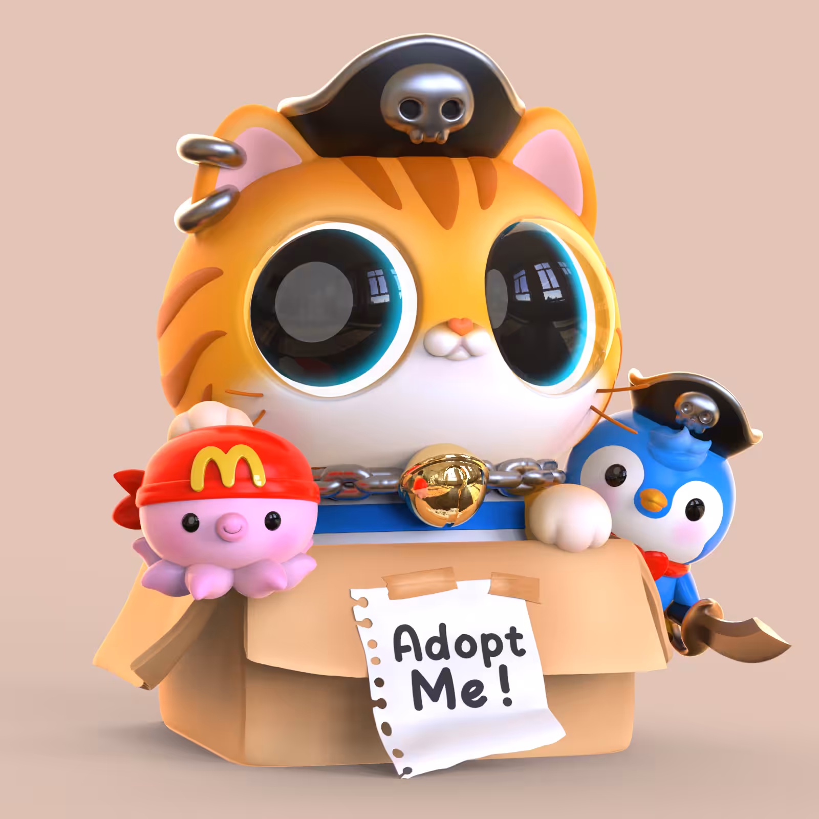 Orathai Cat: 207 Orathai : Pirate & Friends