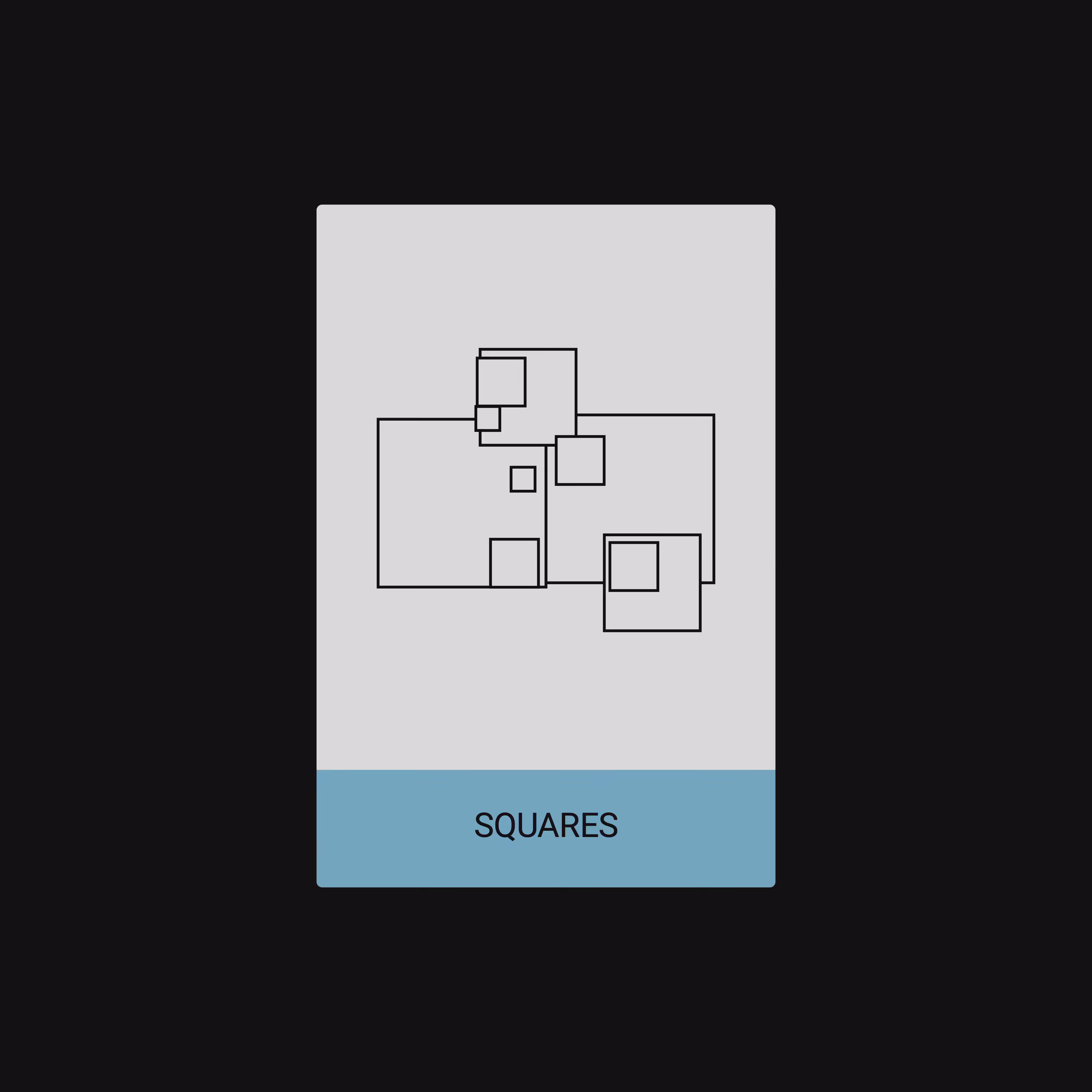 SQUARES (SHAPE) [ART CARDZ]