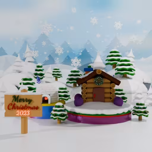Snowy holiday
