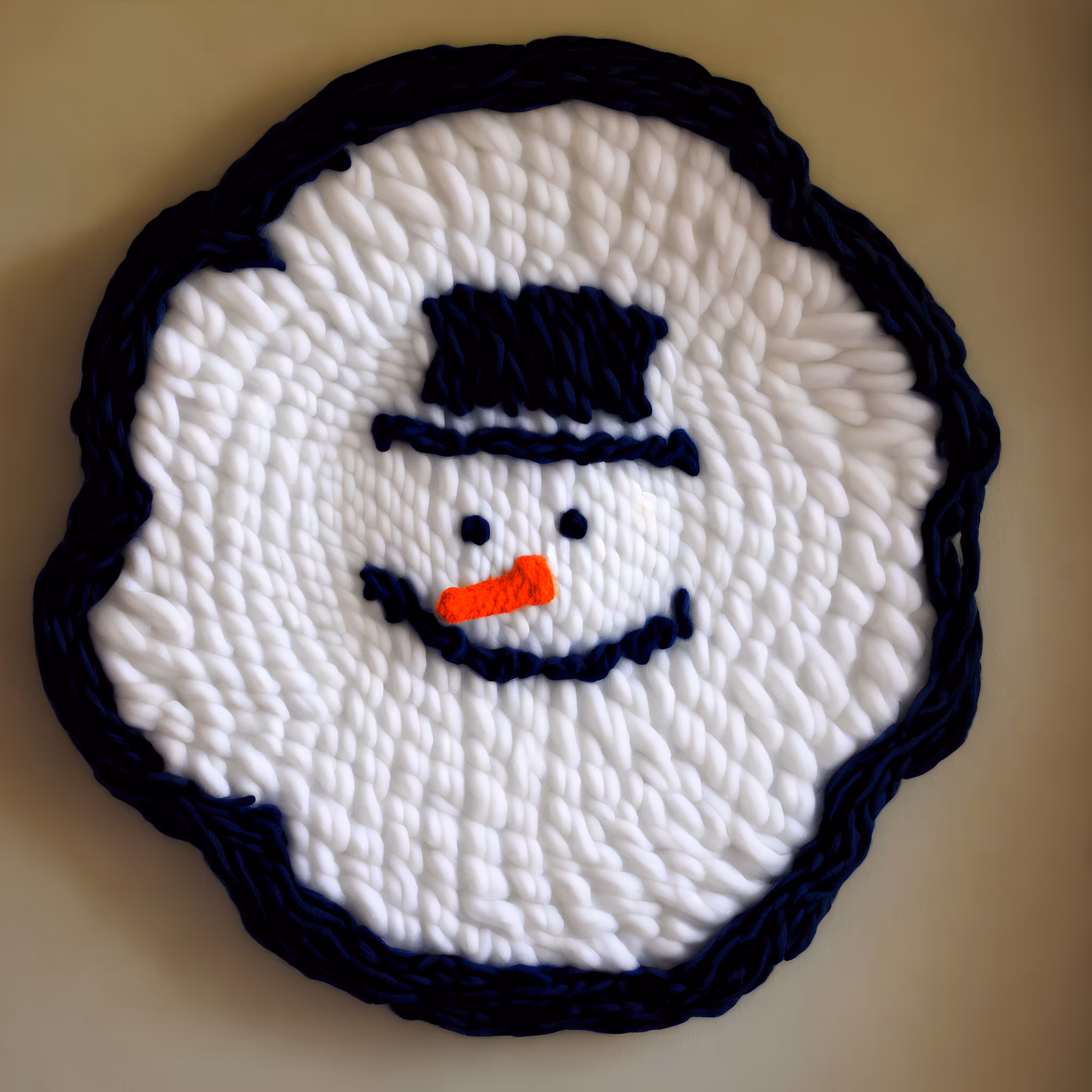 AI Knitted Gift Snowman