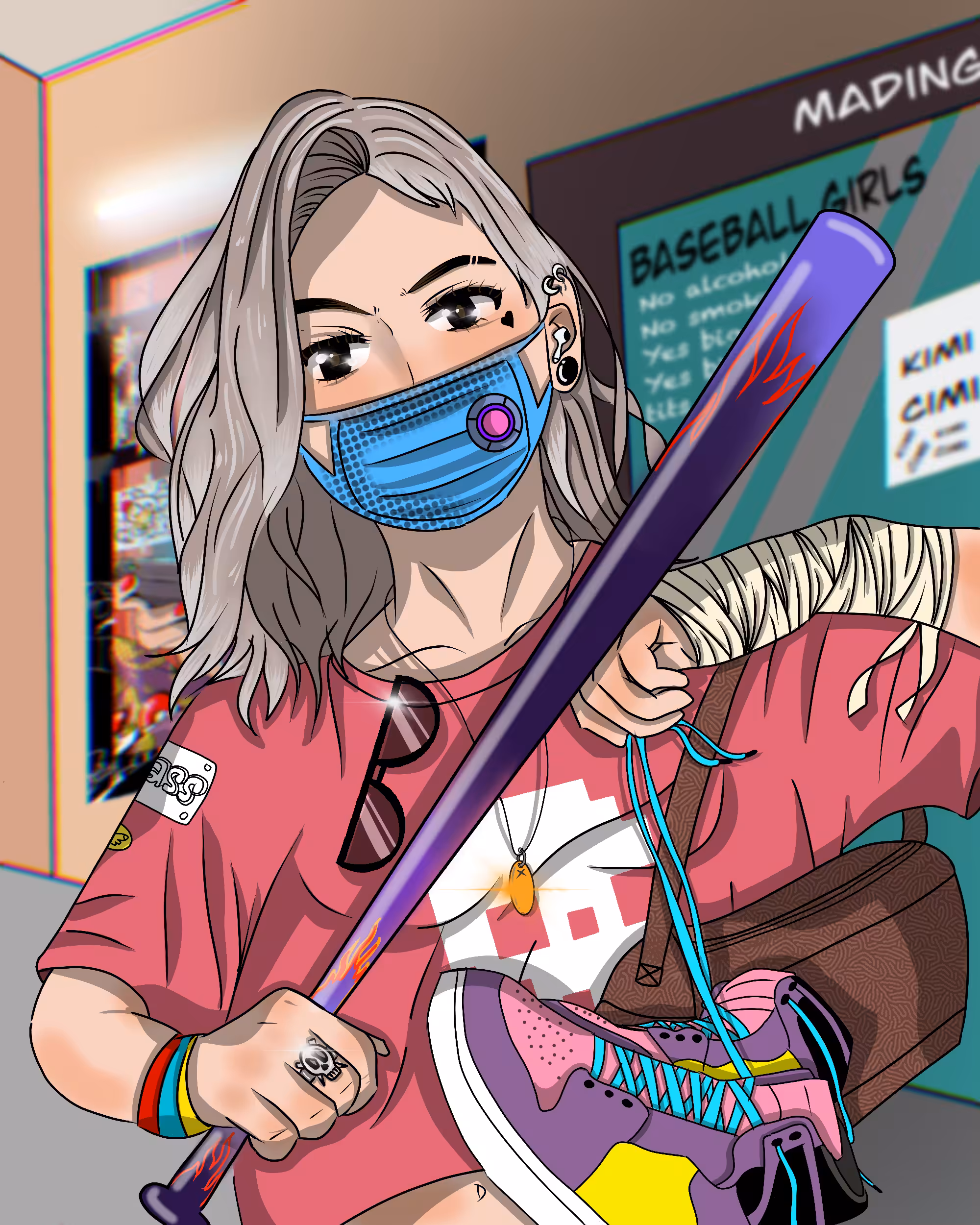 Power of love: Beauty baseball