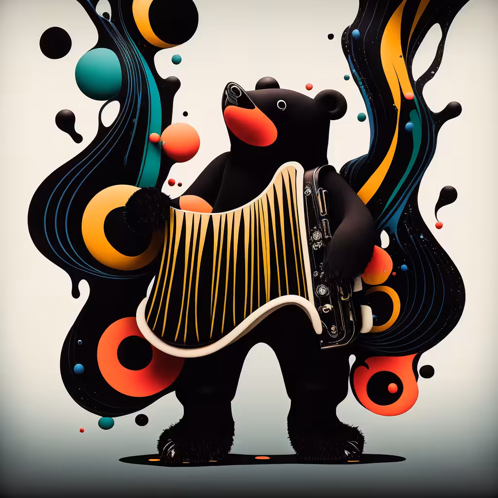 Accordion Bear #4