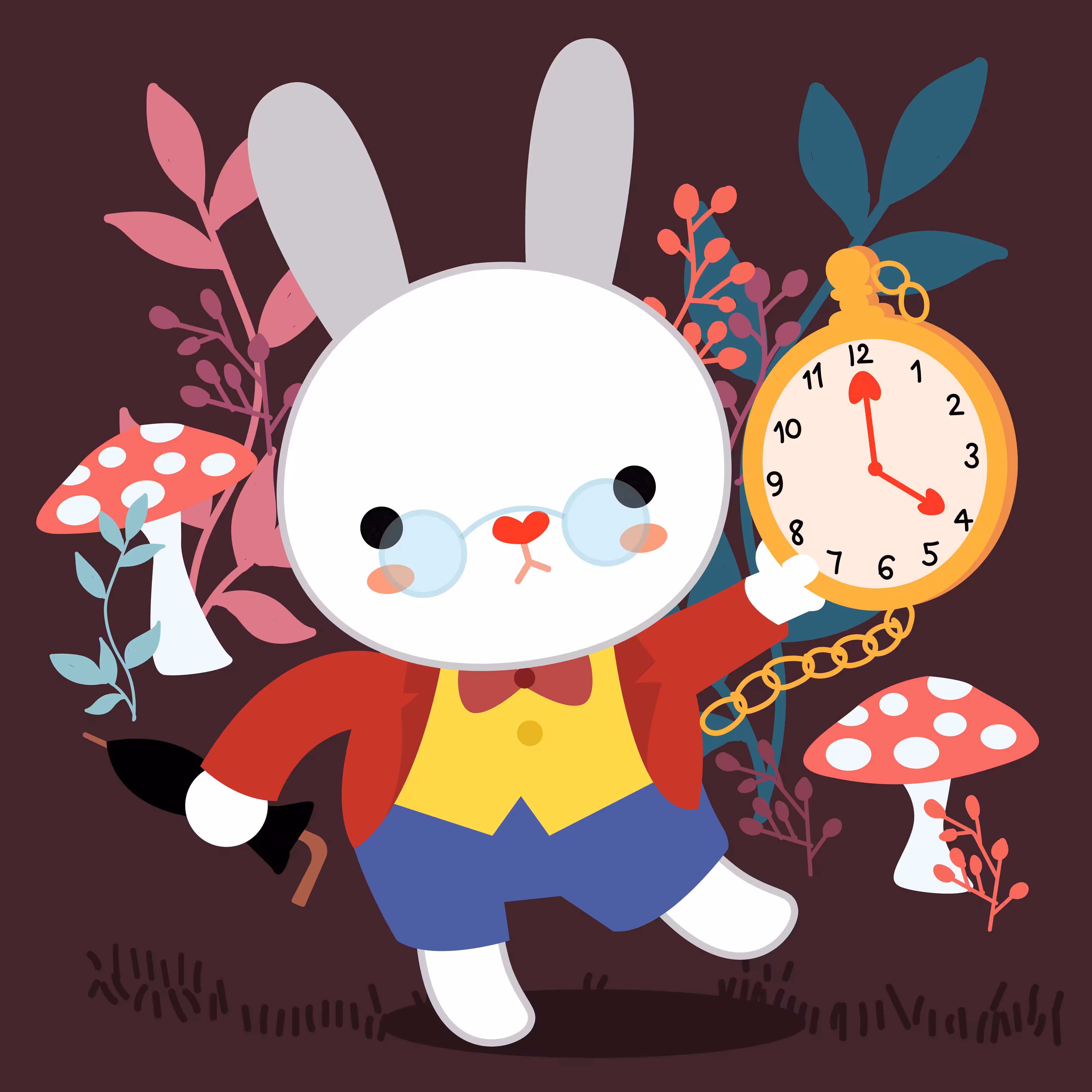The Moody bunny in wonderland