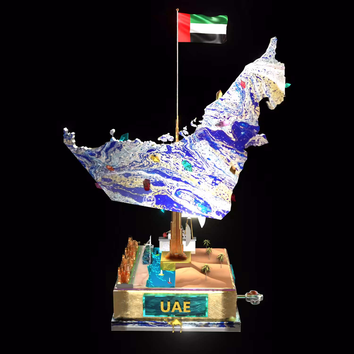 UAE NFT. United Arab Emirates