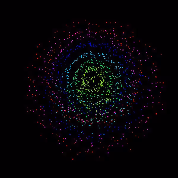 Galaxy flower