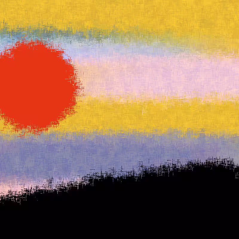 Sunset in memory #8