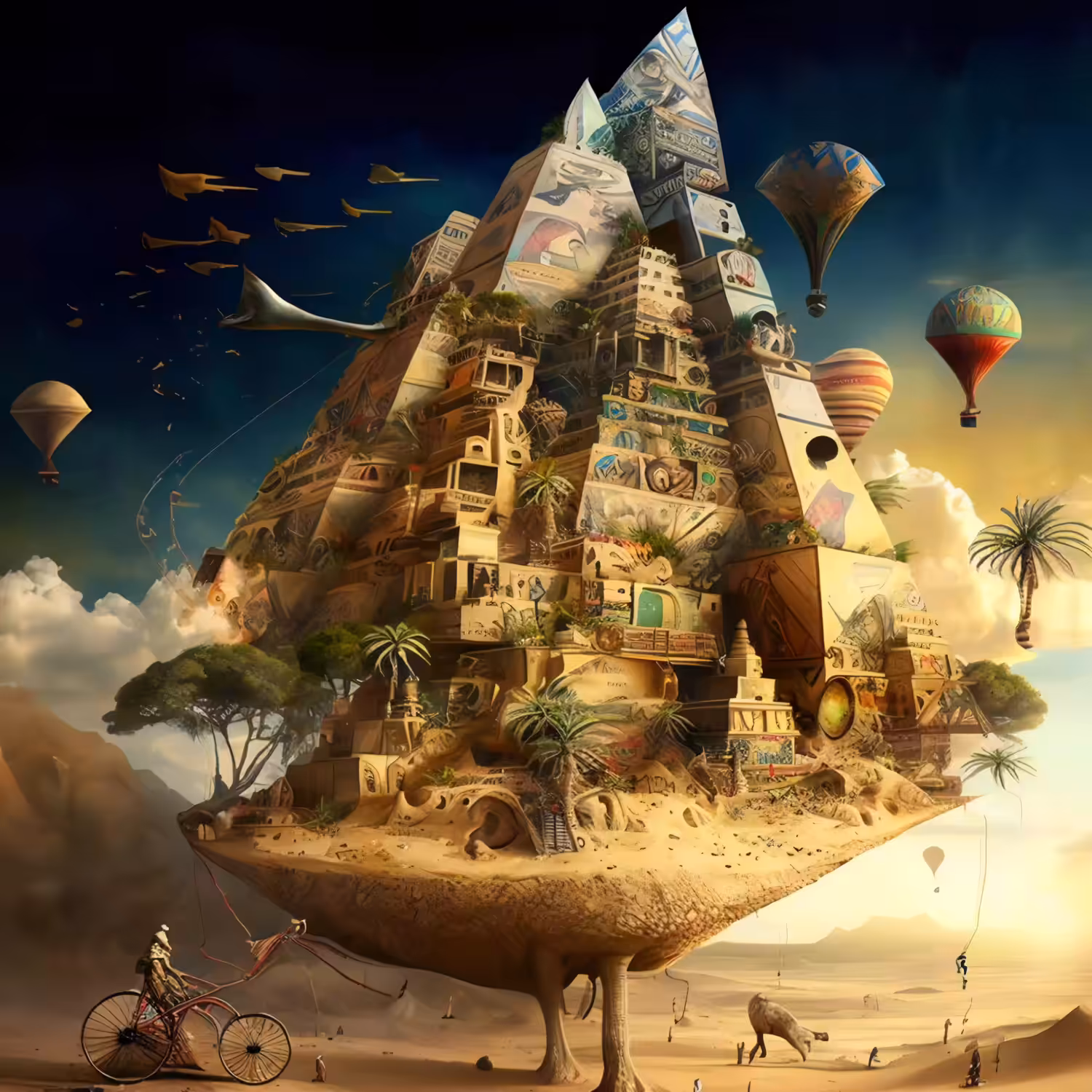 Happy tree 66 - des pyramides modernes