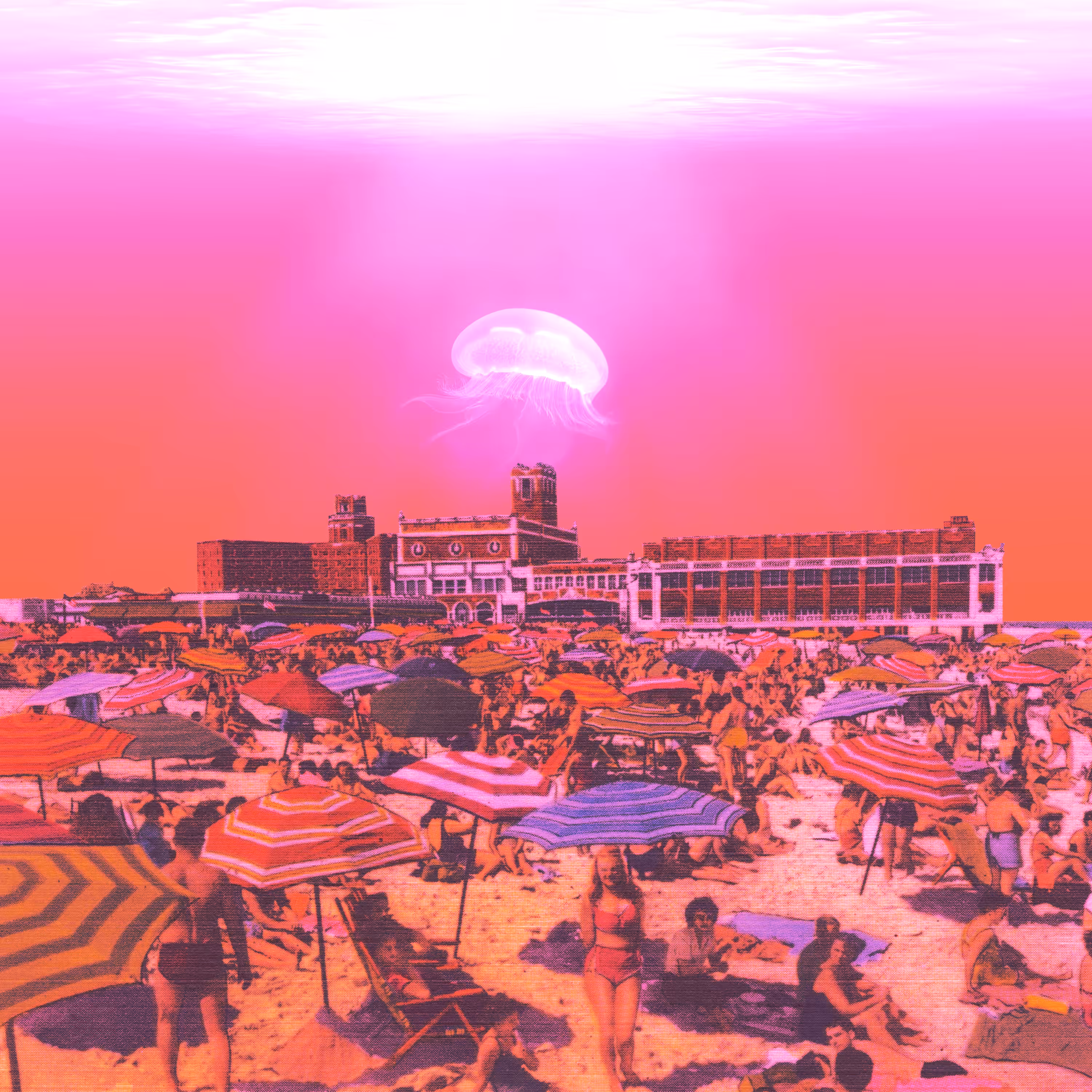 Vintage Summer on Neon Beach