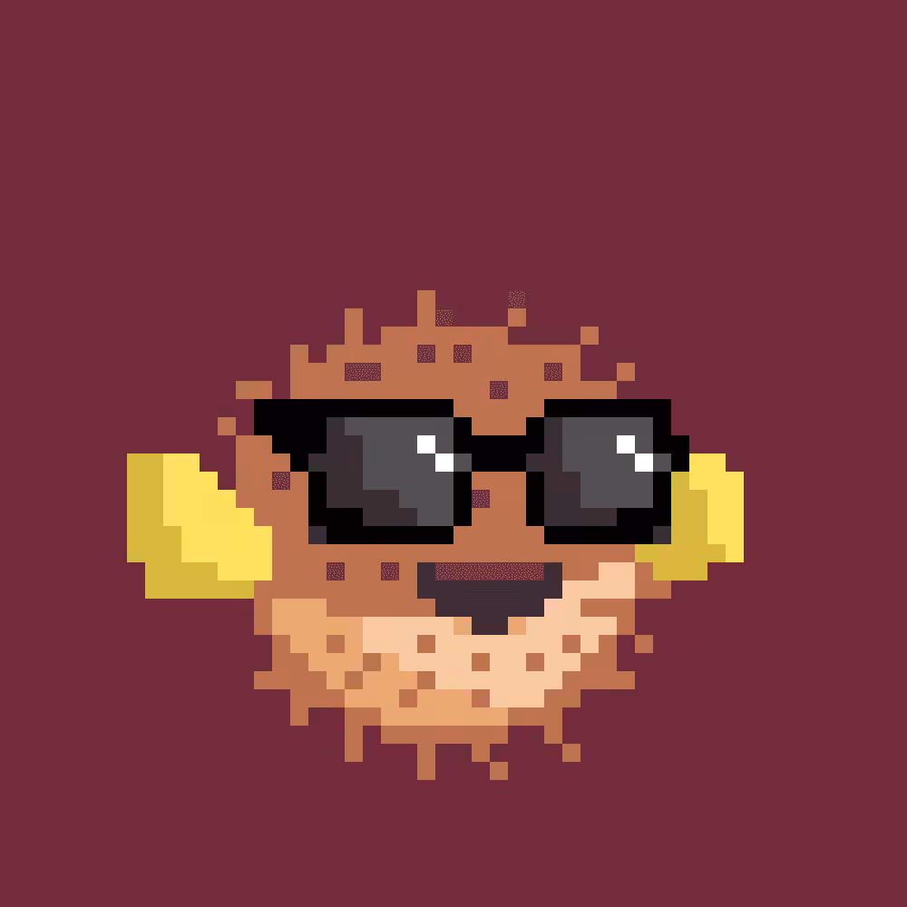 003 Shaded Pufferfish