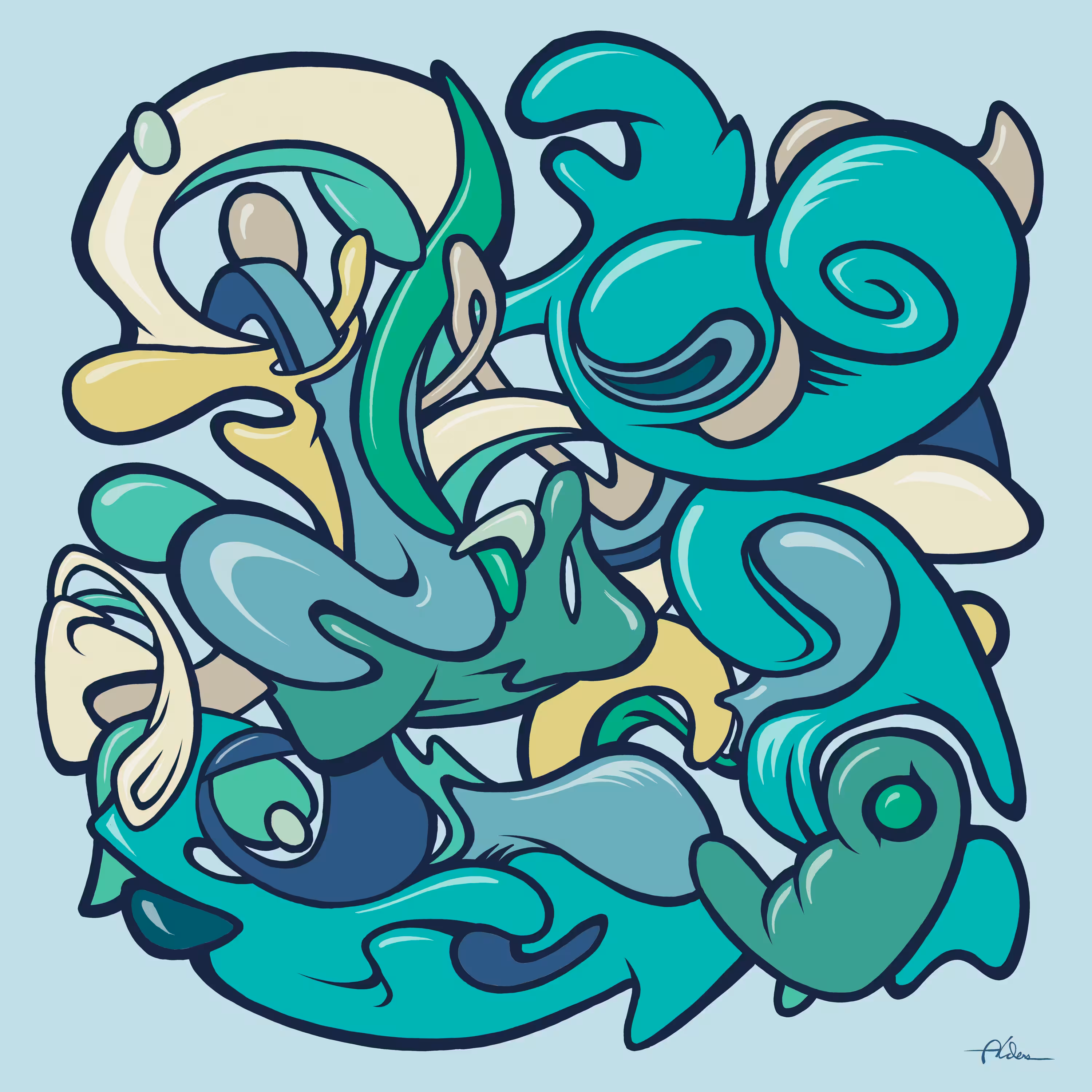 Hydroglyphics # 17