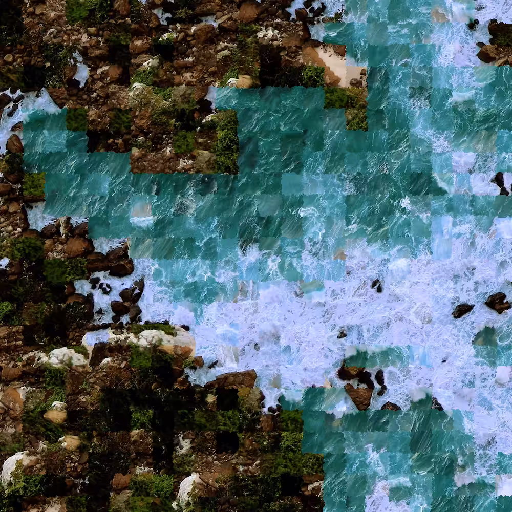 Quilted Collage 06 - Cape of Good Hope