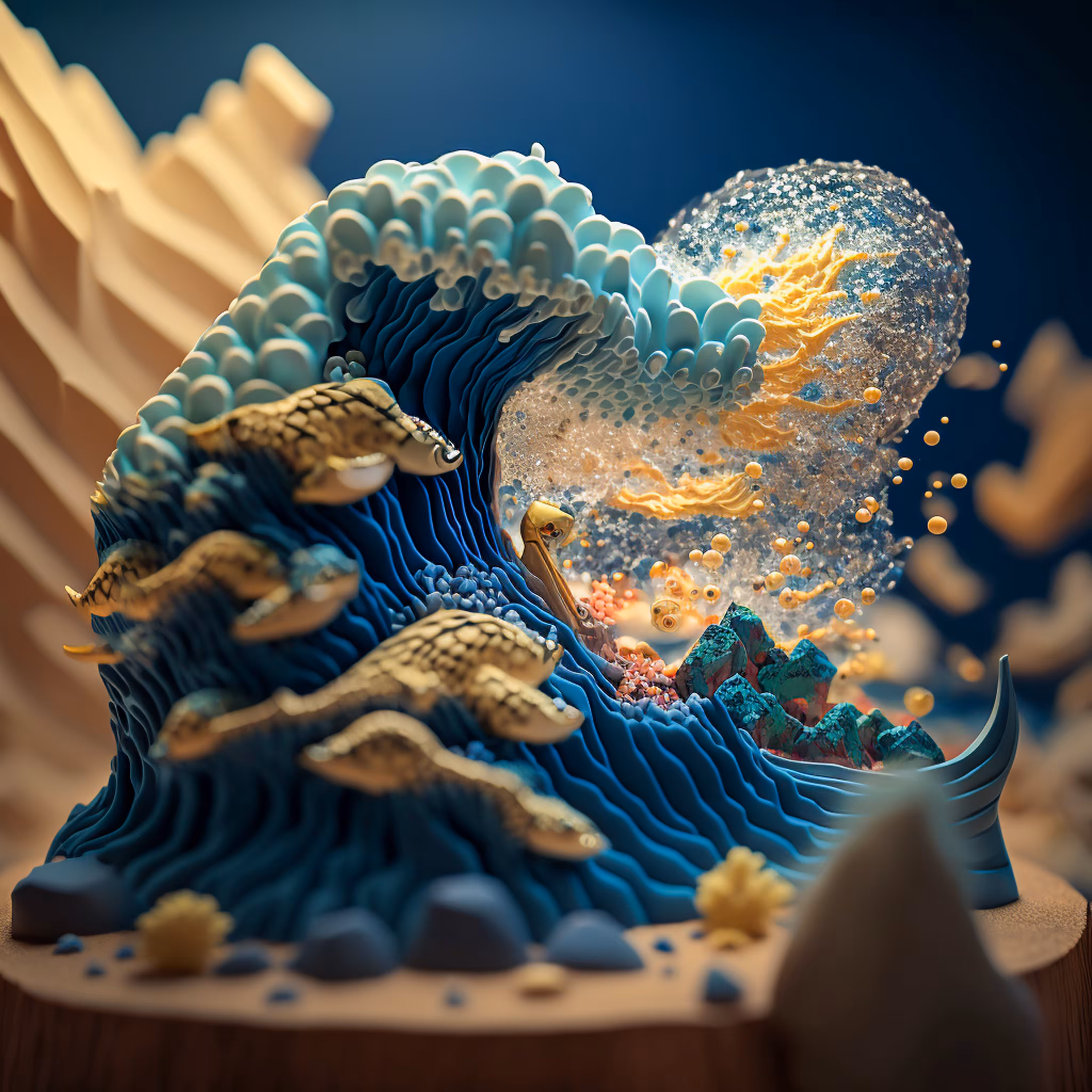 Dioramas - The Great Wave : 31