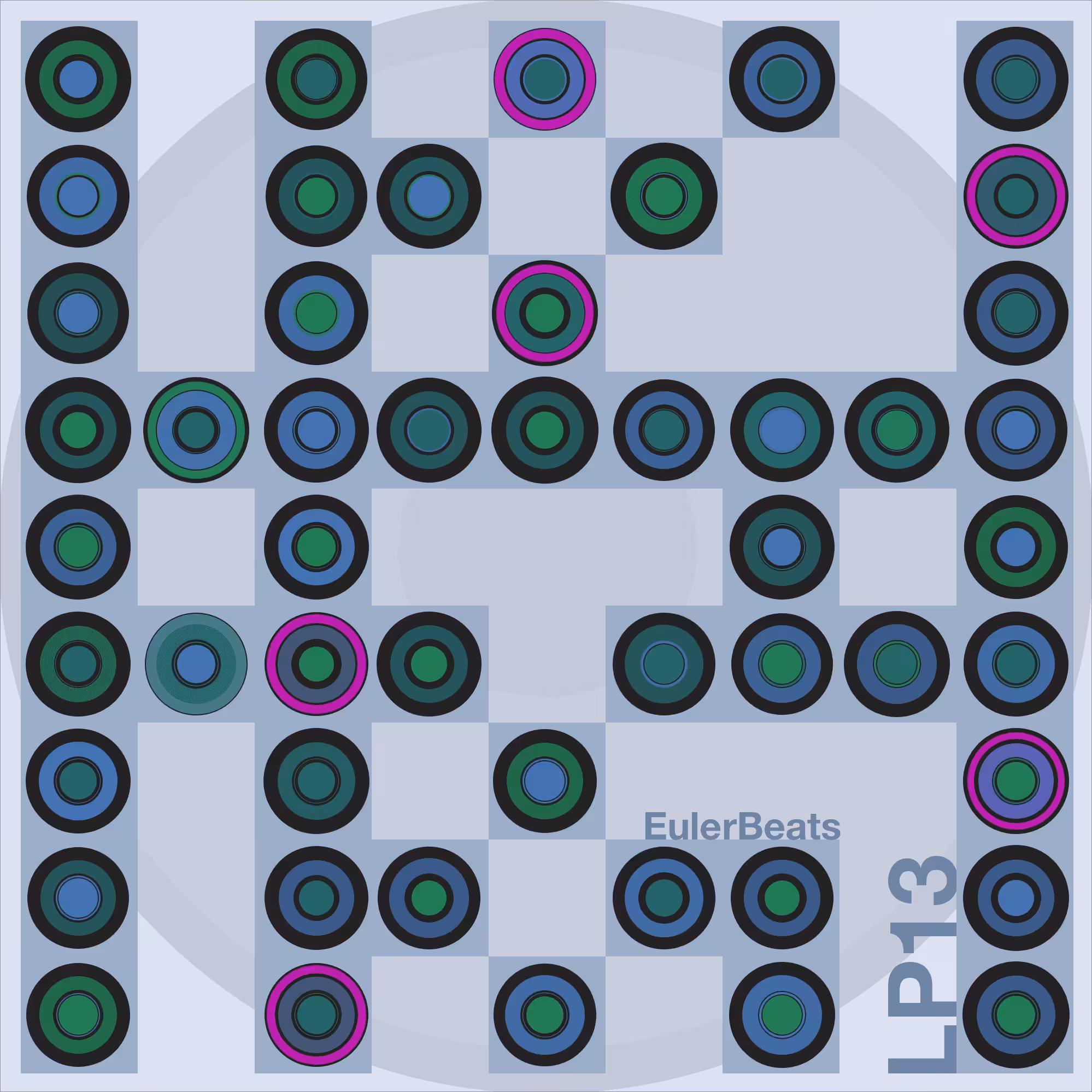 Eulerbeats LP13 Generative Cover Art: #56