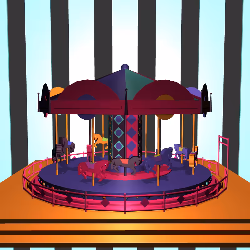 “Uncle Run” Fun Park: Carousel  #2