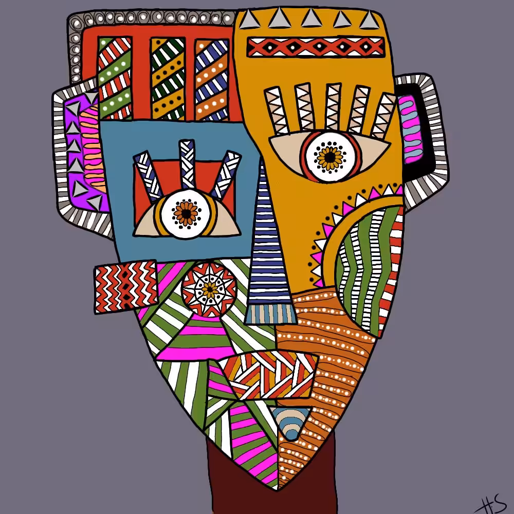 Face mandala 
