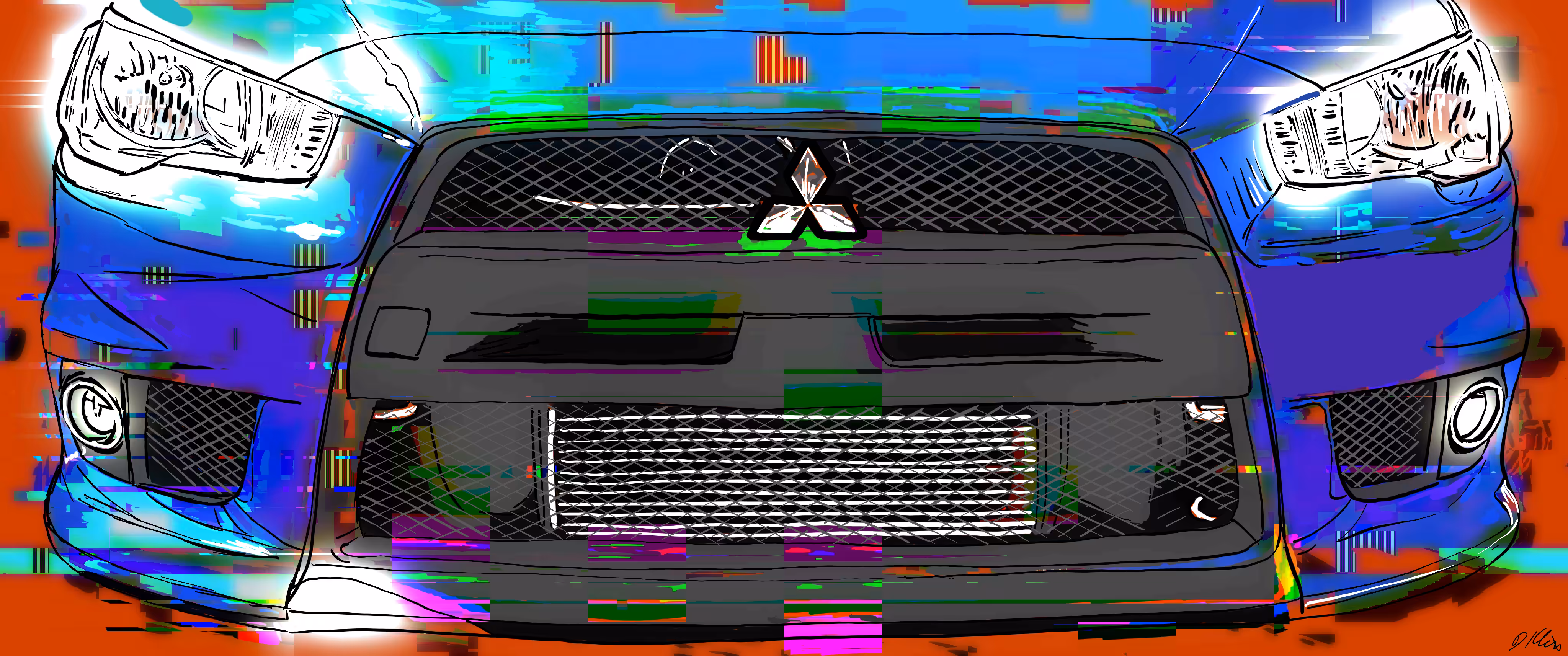 Evo X (glitched still)