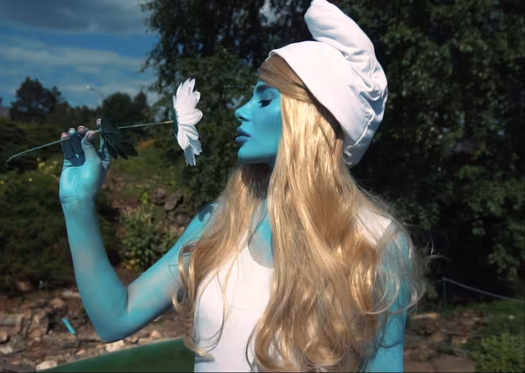 #22_Smurfette face