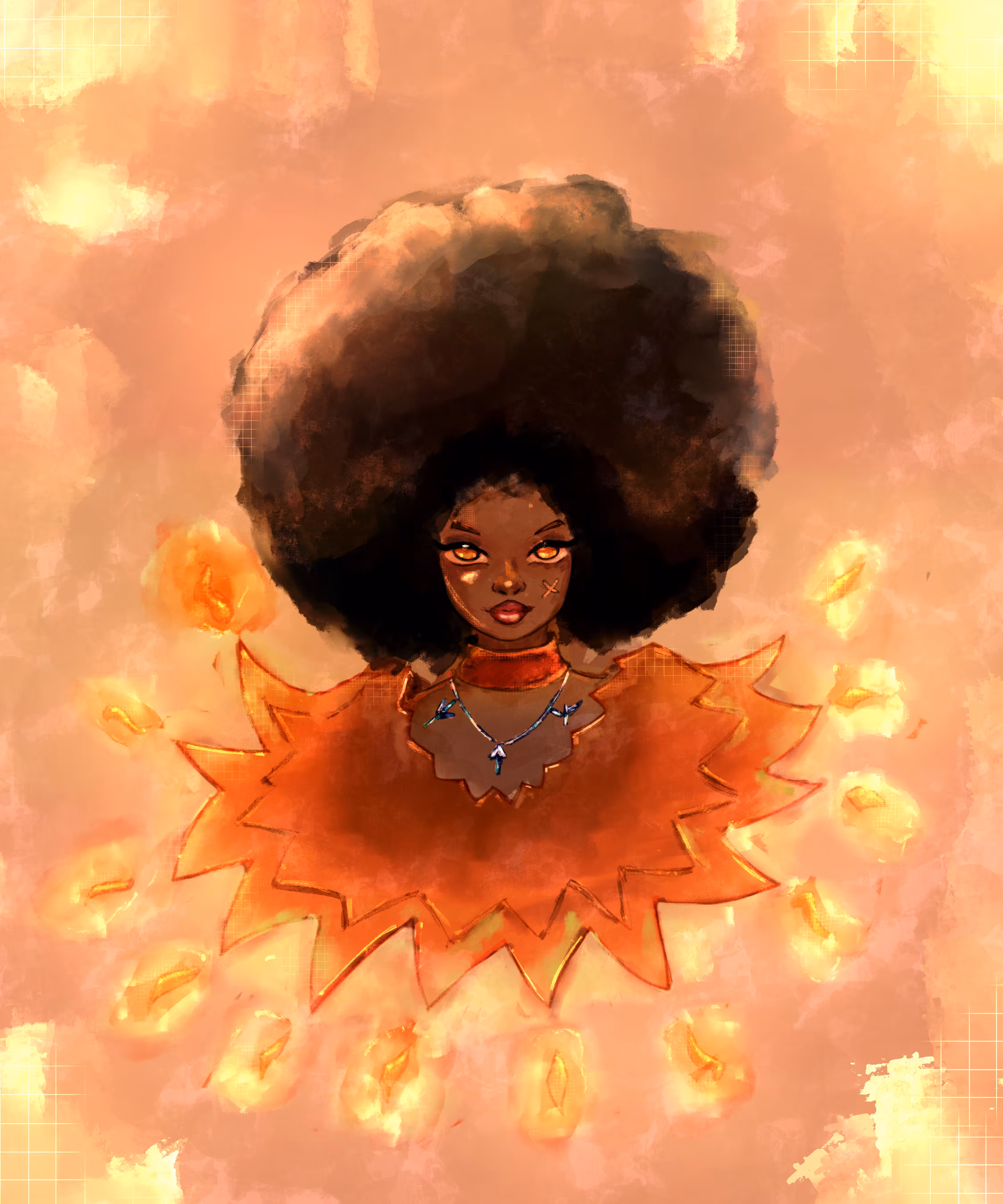 Fiery Crystal