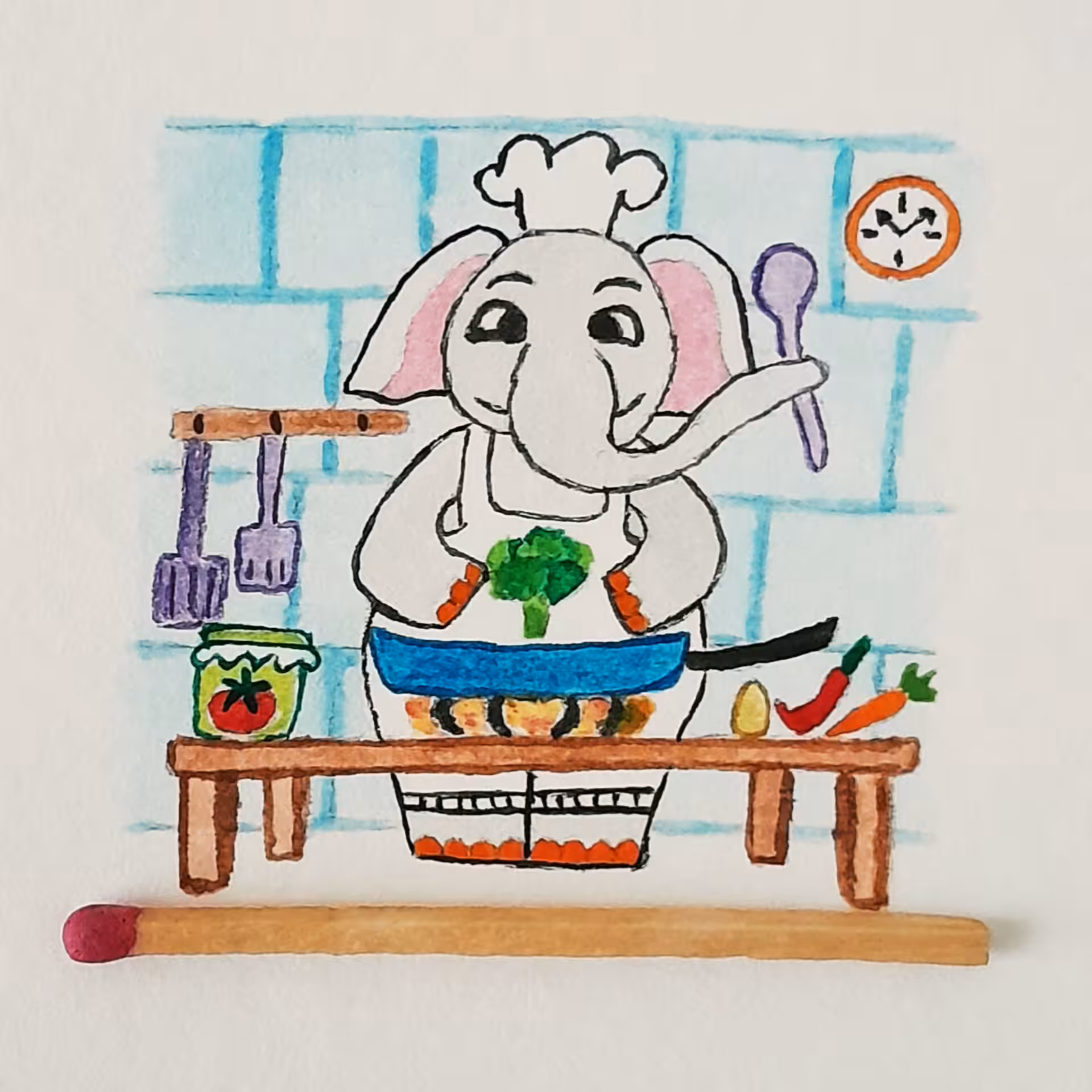  Matchstick: Elephant 10