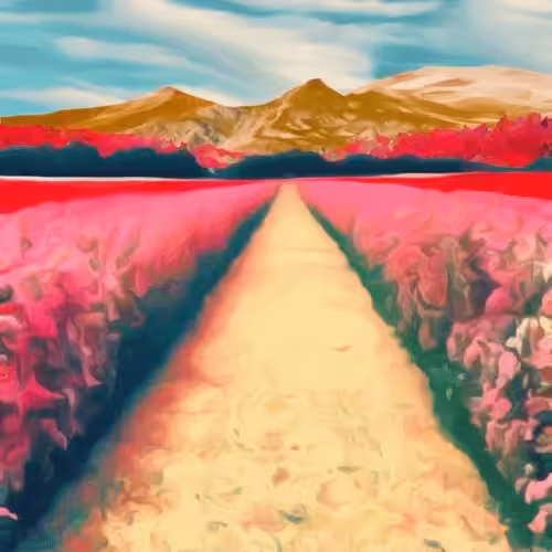 Generated Glitch Landscape #25