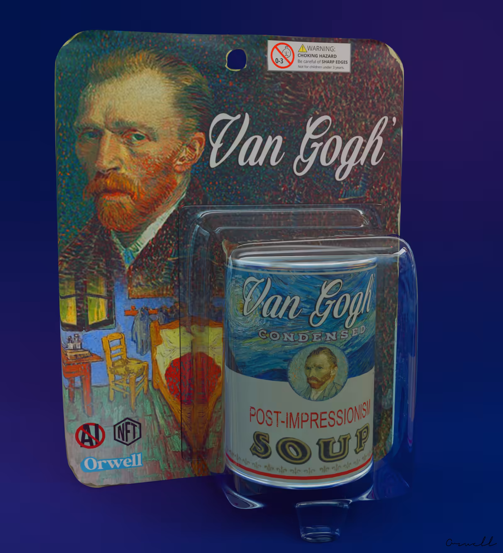 Orwell Toys 0004 / Van Gogh - Post-Impressionism Soup