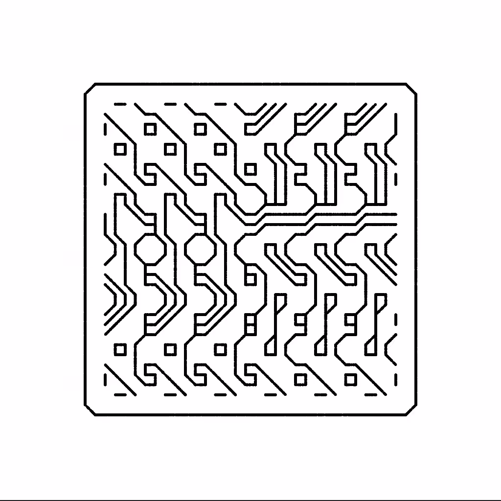 Diagonal Font