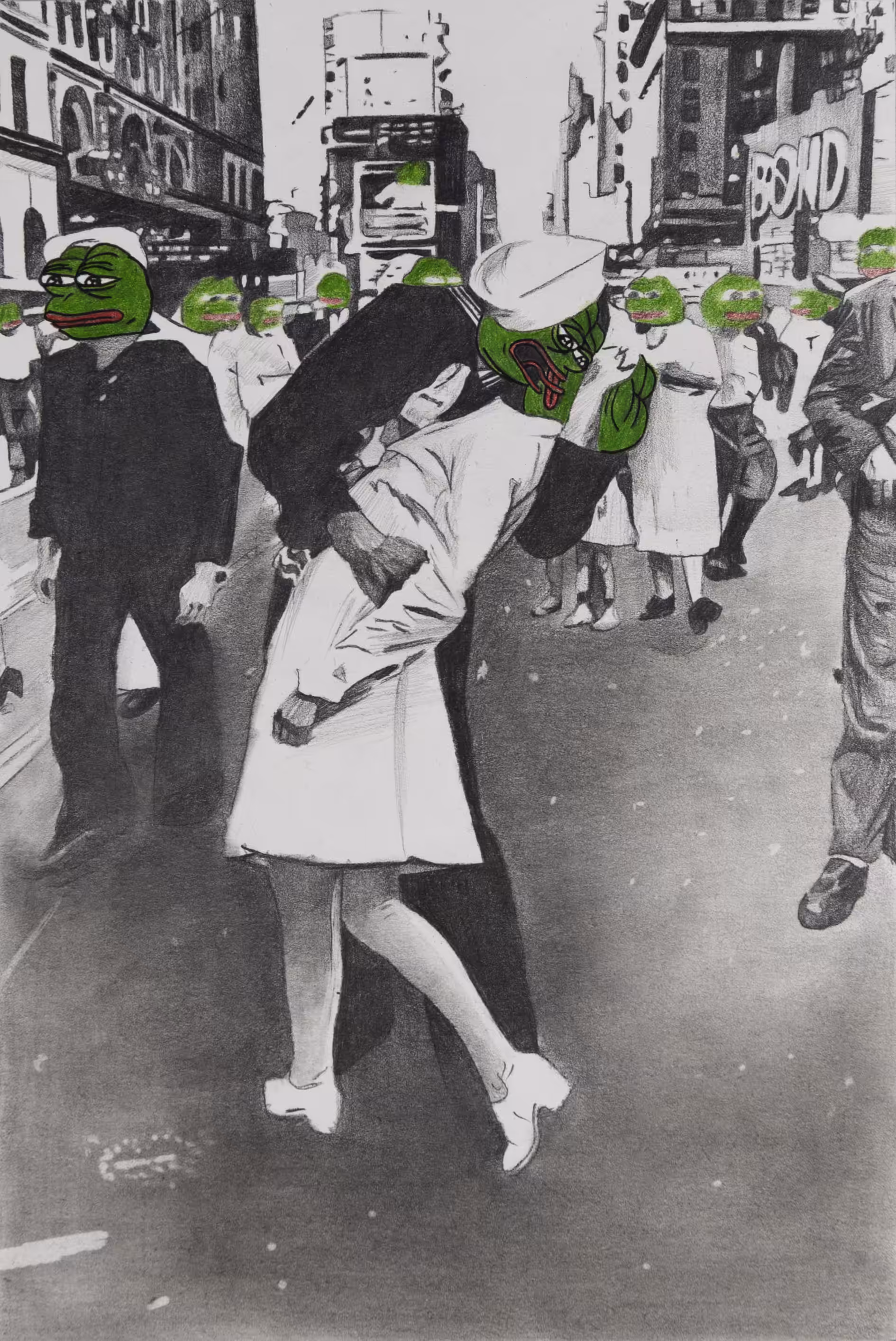 V-J Day in Times Square. Pepe version 