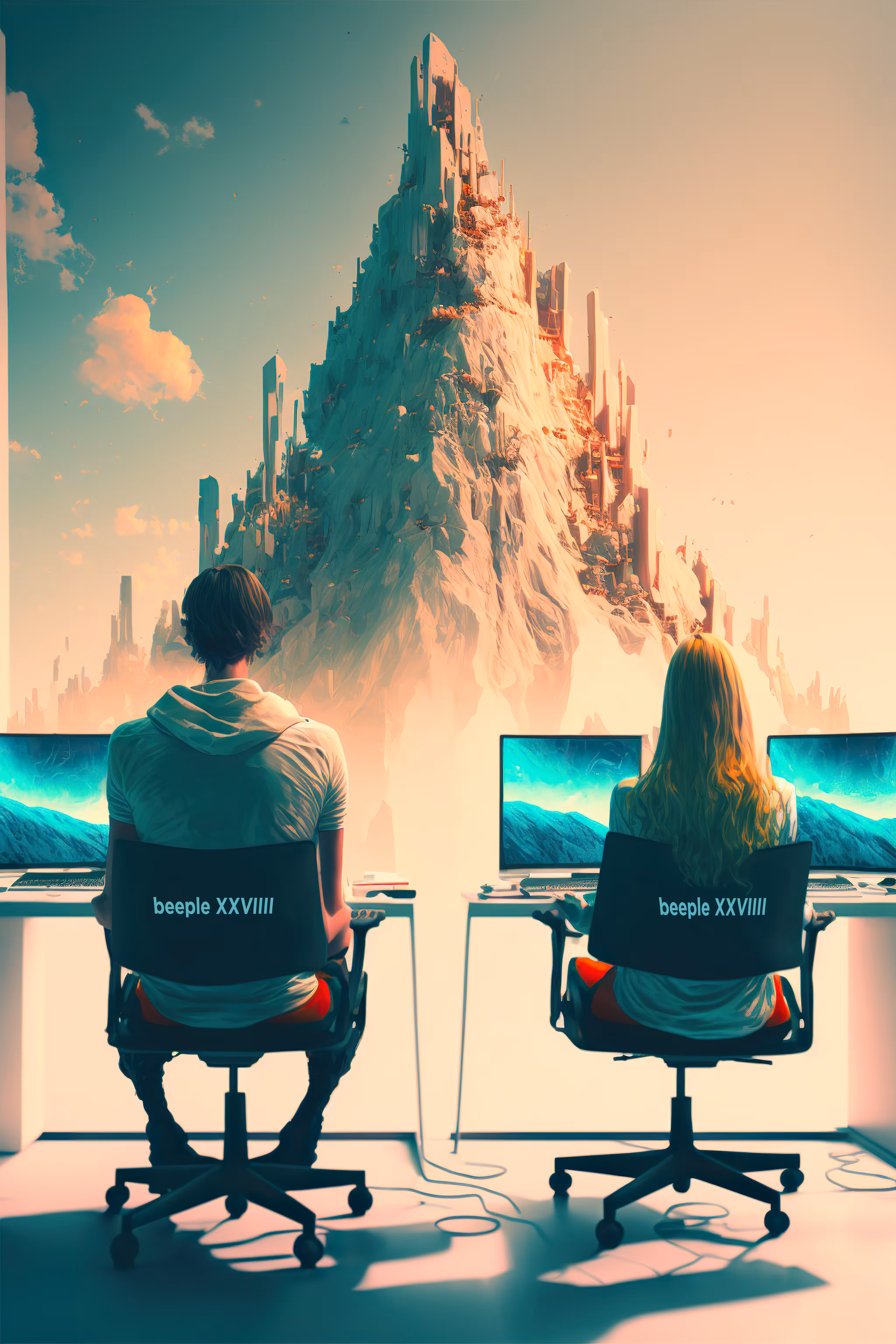 Beeple // Everydays: The Unexpected Twins