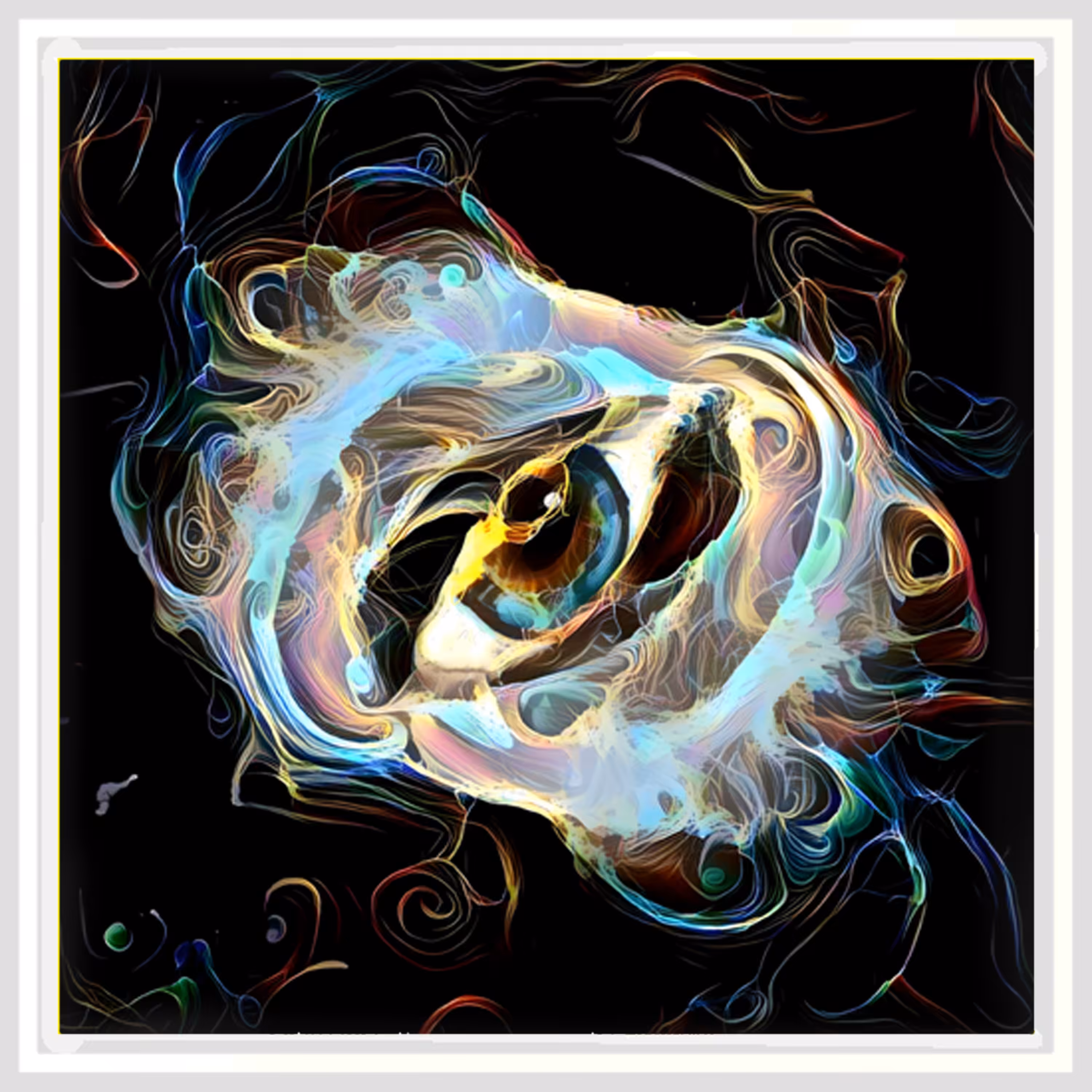 Psyche Out White Frame