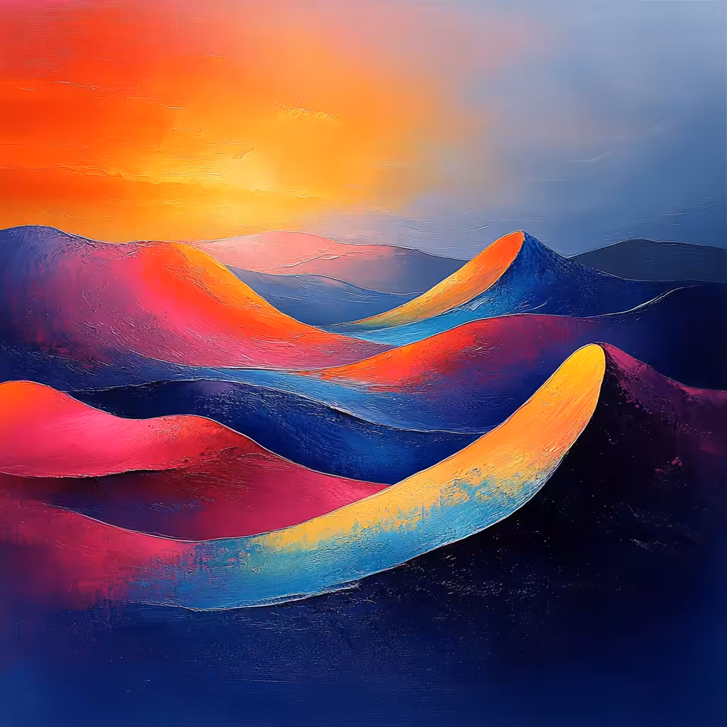 Dunes sunset