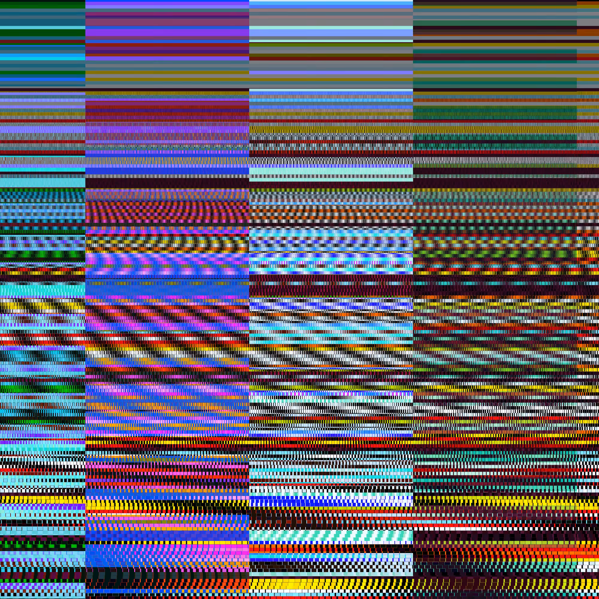 Glitchometry Stripes #103