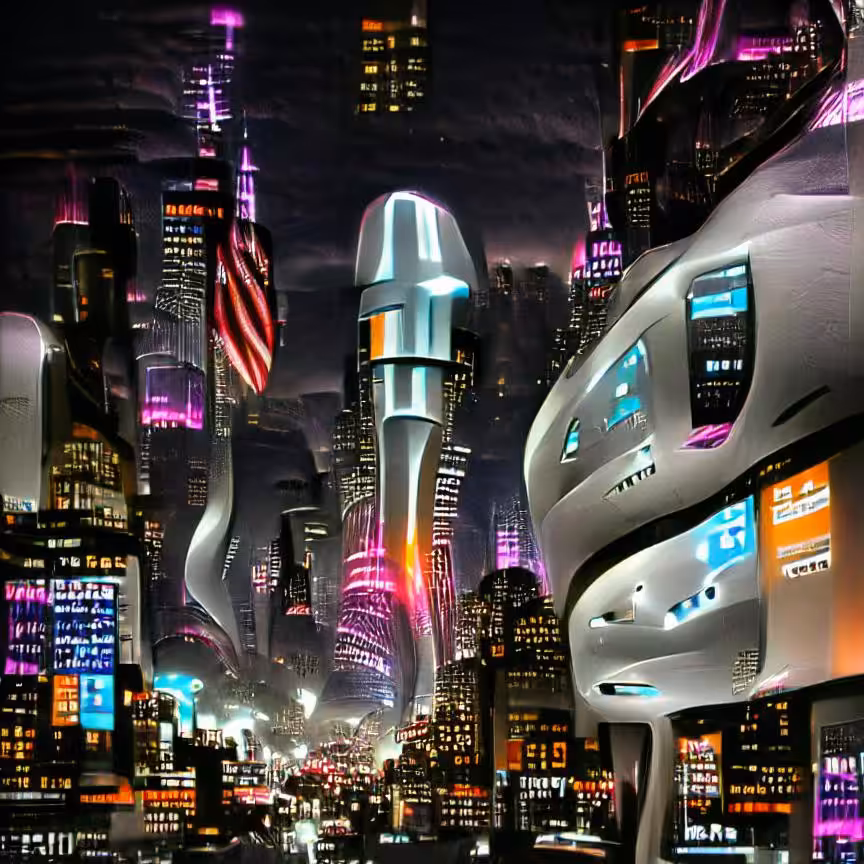 NYC AI Times Square Futurist