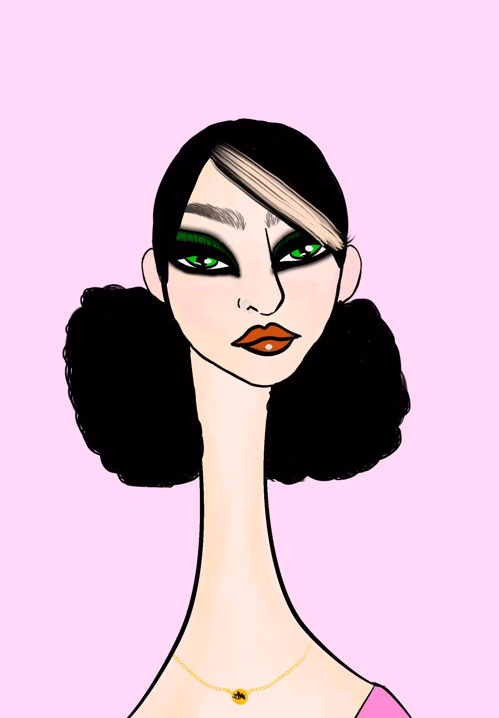 Long Neckie Ladies: Long Neckie Lady #1547