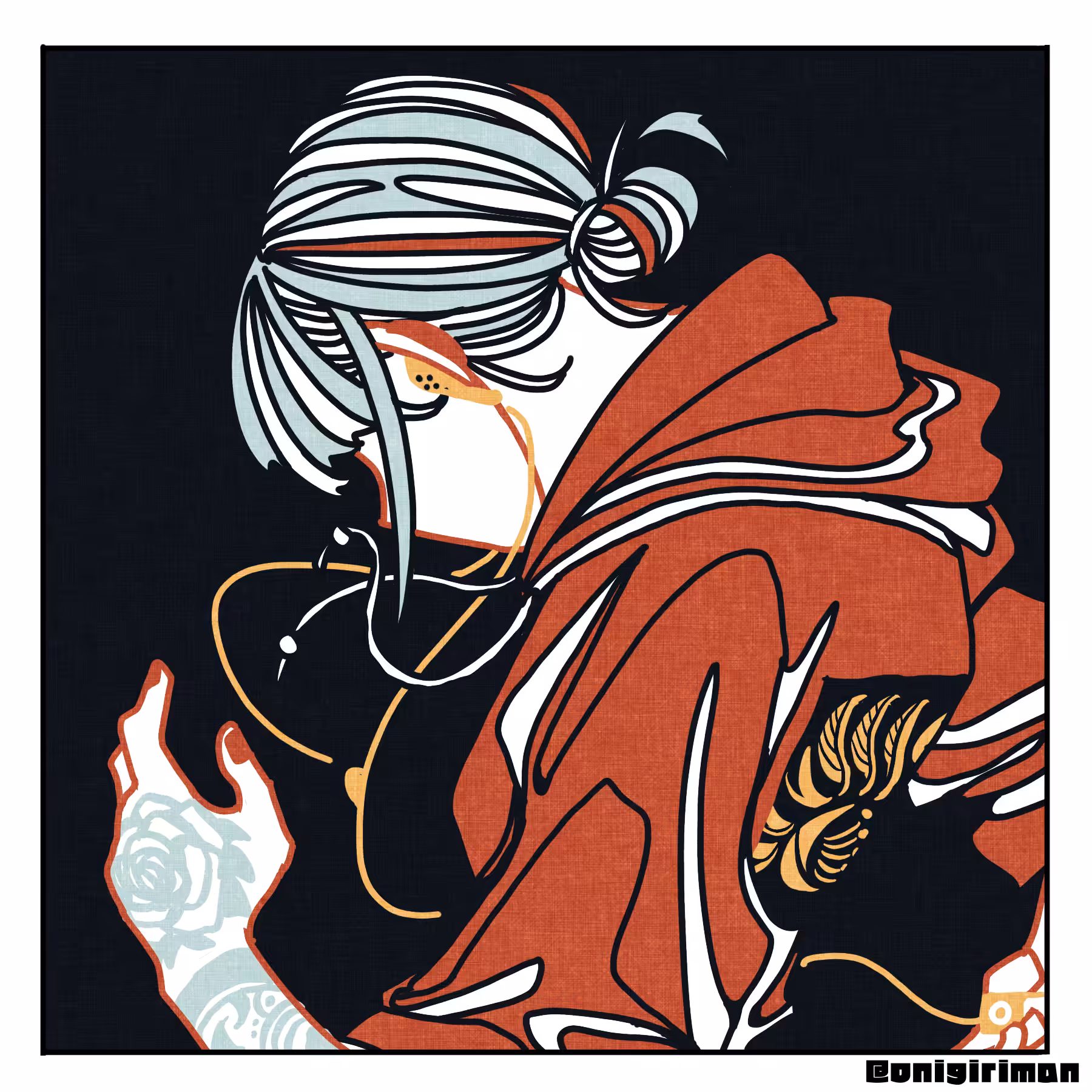 Hiphop girl coloring from EDO epic