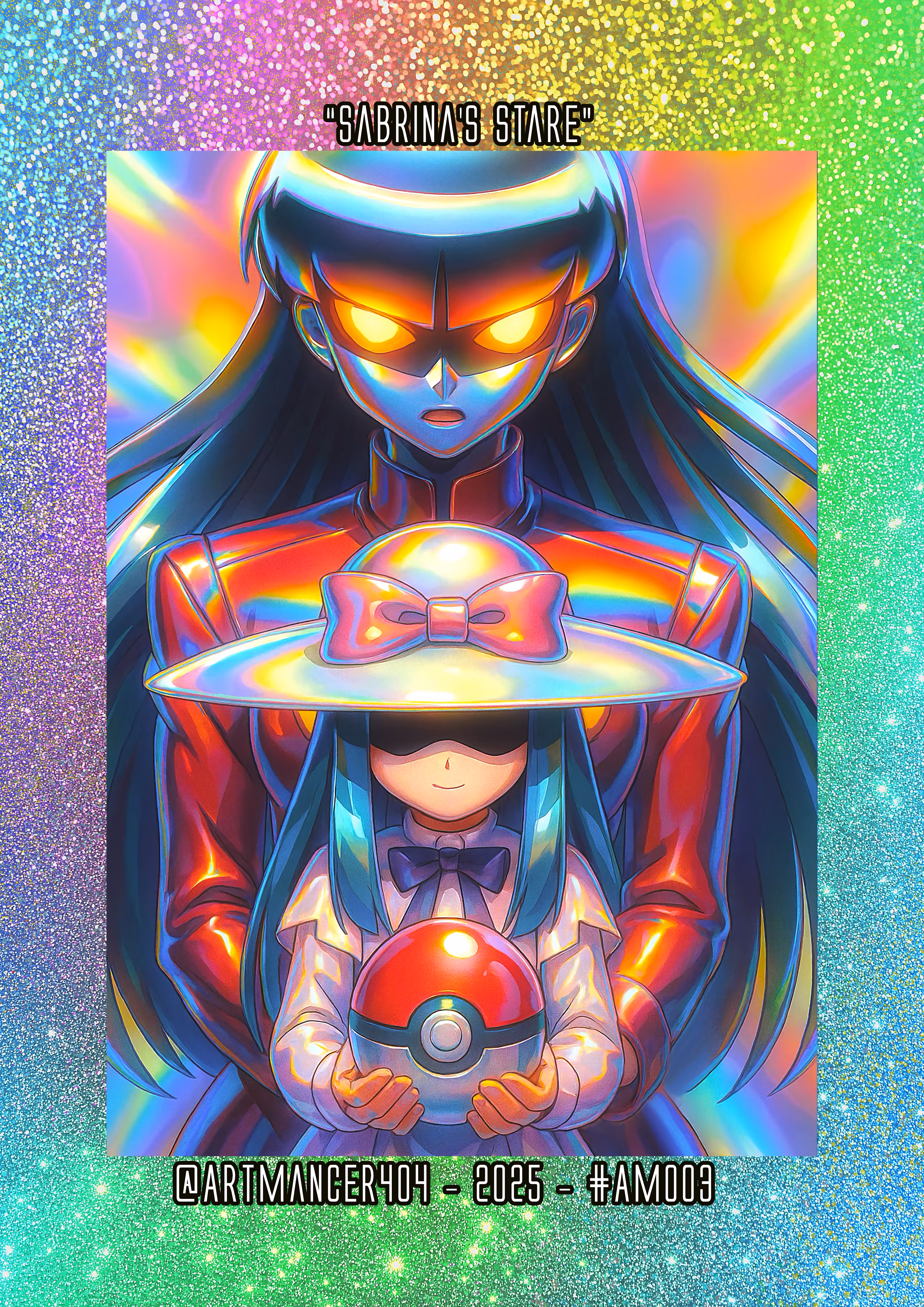 GlitchGang Art Masters: Sabrina’s Stare by Artmancer404
