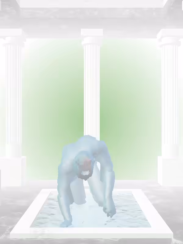 HeavenComputer: The Crawling Aqua Green Man #6729