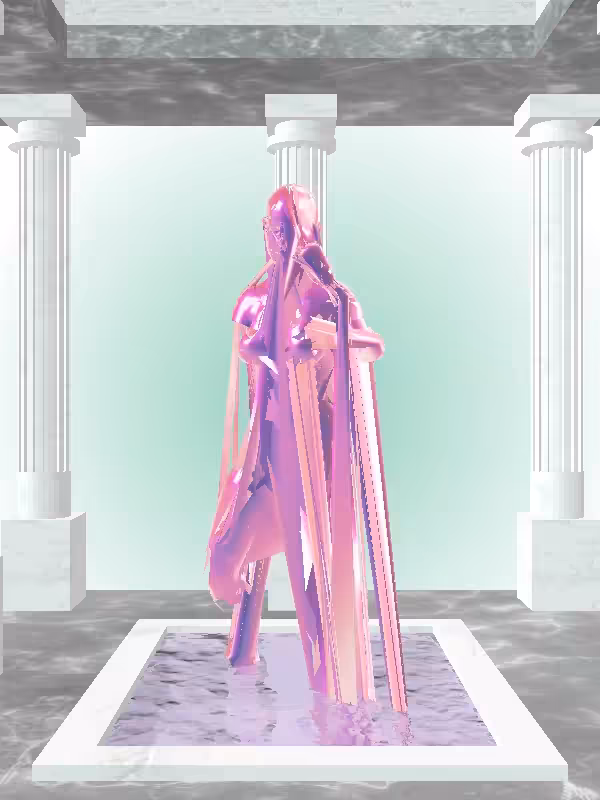 HeavenComputer: The Punching Magnetic Magenta Woman #2221