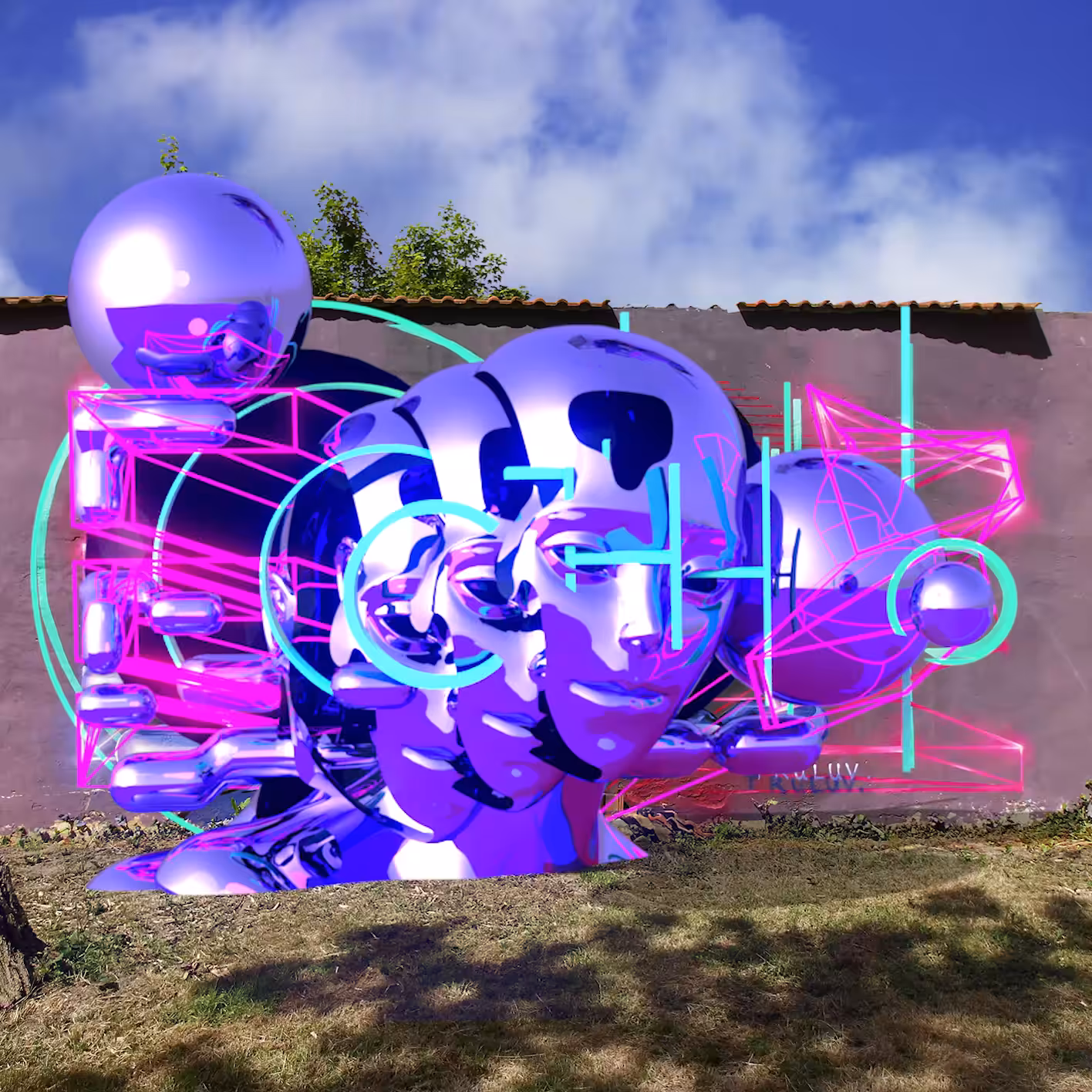 Ecccho garden | AR Graffiti | Bond Truluv