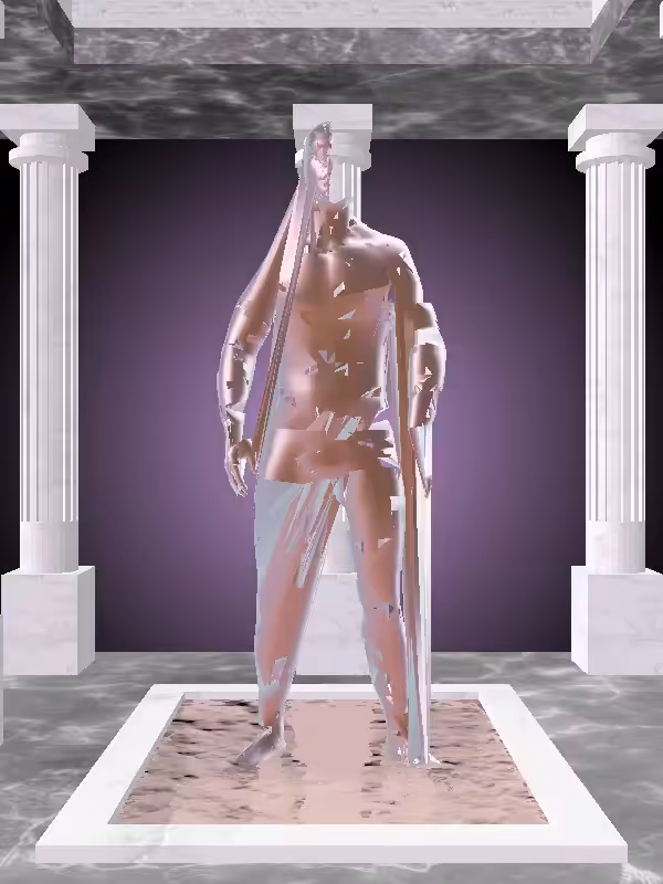 HeavenComputer: The Indifferent Rosy Shimmer Man #6839